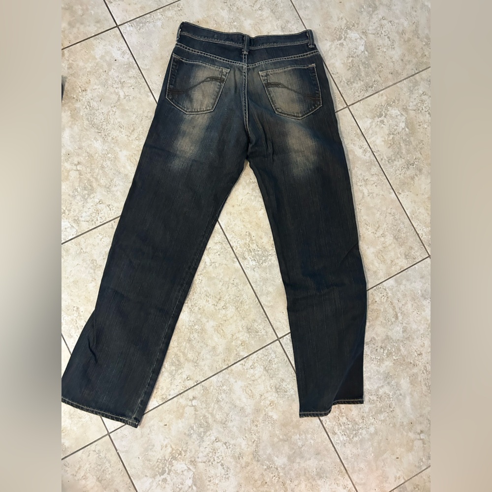 DKNY Men's Relaxed Jeans in Dark Blue